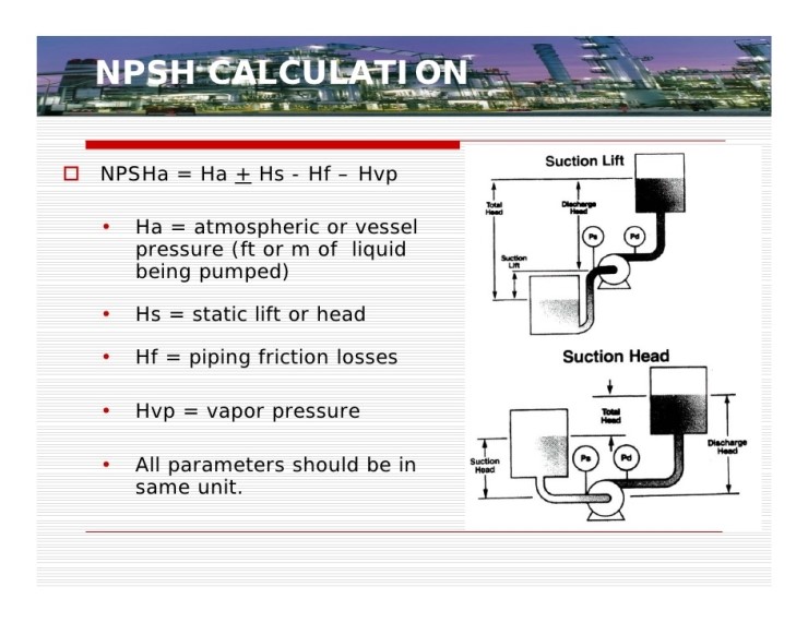 Calculate NPSH with Confidence (1) NPSH의 의미 및 계산 네이버 블로그