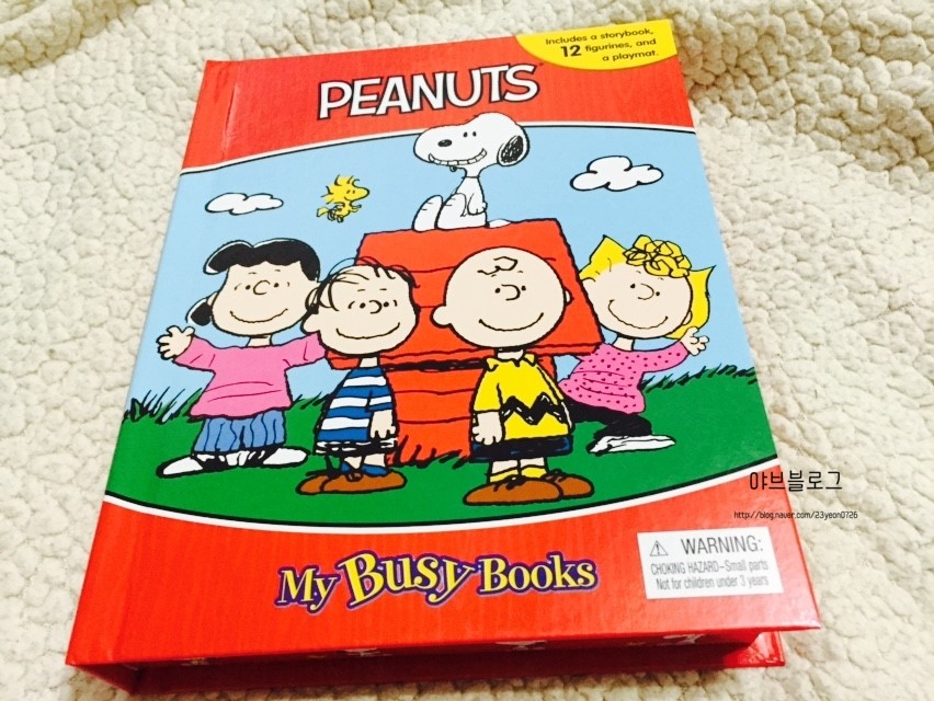 스누피 비지북 책 후기 PEANUTS My Busy Books 네이버 블로그