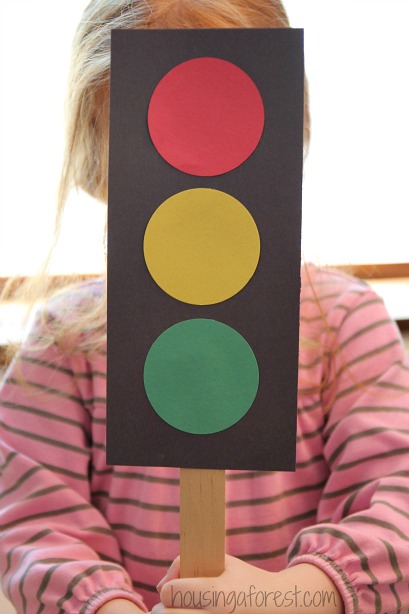 how to make diy traffic light