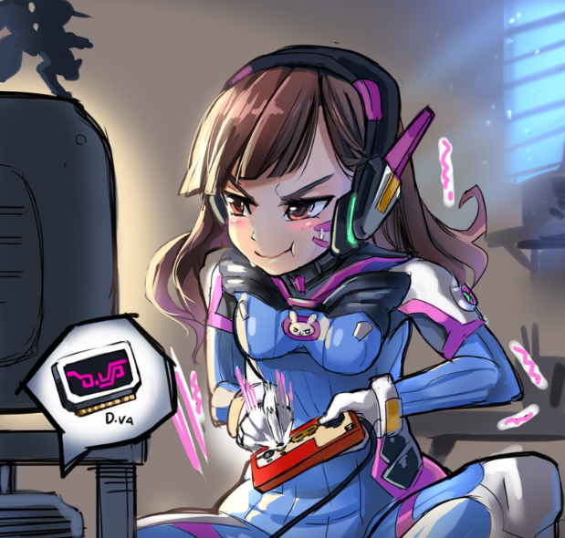 [overwatch 19] 오버워치 디바 D Va 코스프레 짤 동인지 네이버 블로그